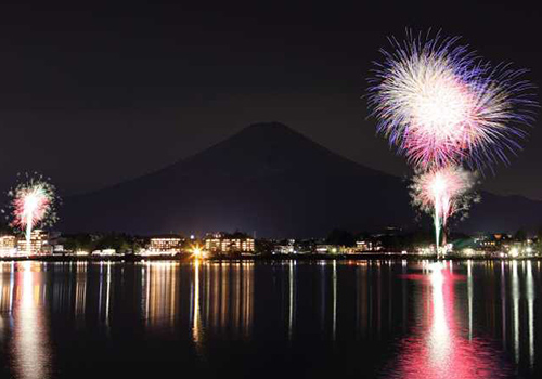 富士山・河口湖山開きまつり花火大会